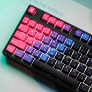 【Keycap Only】Gradient Keycaps 129 Keys Cherry Profile PBT Five-Sided Sublimation For Cherry MX Switc