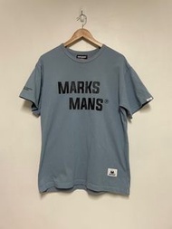 Marksmans 藍色短袖S號