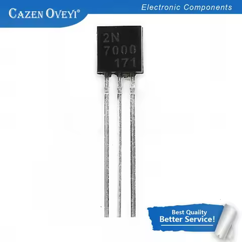 20pcs/lot 2N7000 TO92 Small Signal MOSFET 200 mAmps, 60 Volts N-Channel TO-92 New In Stock