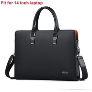 Leather Bag for Men Luxury Suitcase Side Bags Business Tote Bag Executive Briefcase Man Laptop Mens