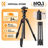 K&F CONCEPT Omni -Carbon fiber/Alloy Tripod Lightweight Portable tripod Durable and affordable