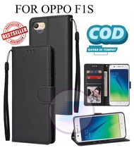 OPPO F1S FLIP LEATHER CASE PREMIUM-FLIP WALLET CASE KULIT/CASING DOMPET