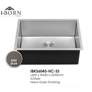 Iborn Stainless Steel Nano Grain Sink 600mm*450mm/ 500mm*450mm