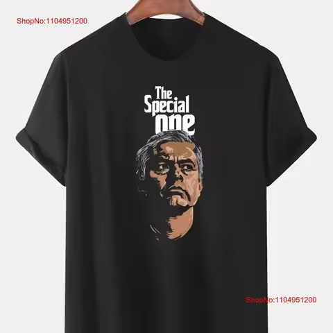 Jose Mourinho The Special One Design T Shirt vintage Washed Soft homme Casual streetwear Versatile S