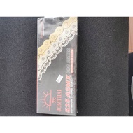 Chain 525 Jomthai ASMX 120DL Biack Oring 525 Black Gold Pin For HOHDA KAWASAKI SUZUKI YAMAHA