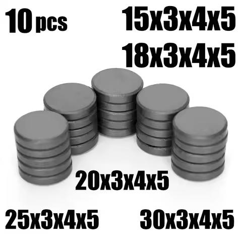10x3 10x4 10x5 15X3 15X4 15X5mm Black Small Round Magnet Fridge Ferrite Magnet Round Speaker Magnet 