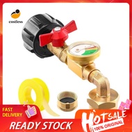 <costless> 20 Lb to 1 Lb Propane Refill Adapter Propane Tank Refill Gauge 1lb to 20lb Propane Tank R