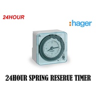 HAGER EHN711 24 HRS SPRING RESERUE TIMER ANALOG TIME TIMER SWITCH