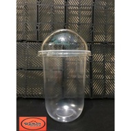 Pp16Oz Oval 7gram Plastic Cup + Thick Convex Lid