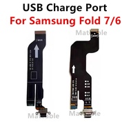 Fold7 Fold6 USB Charging Port For Samsung Galaxy Z Fold 7 6 F966 F956 Connector USB Flex Cable Plug 