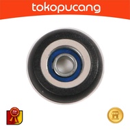 Rubber Wheel Bearing Black rubber rolling Door Roller Wheel Pulley 695ZZ