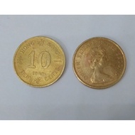 Koin Hong Kong 10 Cent 1982