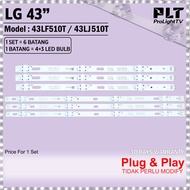 43LJ510T / 43LF510T (LAMPU TV) LG 43" LED TV Backlight 43 inch LED TV BACKLIGHT 43LF510 43LJ510