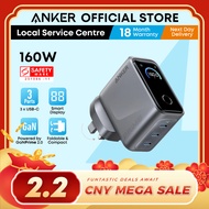 Anker Prime Charger 160W Fast Charging 3-Port USB C GaNPrime Charger Compact Foldable Charger A2687