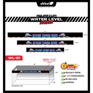 STICKER WATER LEVEL AQUARIUM CHANNA_WL01