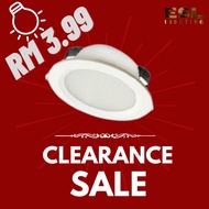 💥CLEAR STOCK💥 Oxy One LED Downlight Recessed Round 12W Warm White / Daylight / Lampu Siling
