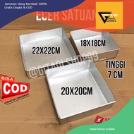 Square Pan 18x18x7 20x20x7 22x22x7 CM Single Layer Cake Pan Non-Stick Round Brownie Cake Mold Baking