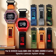 GBD 200 nylon Watchband For G-SHOCK Casio GBD-200-1A GBD-200RD-4 series Sports canvas strap Men's wa