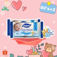 Drypers Baby Wipes-80's ×2（Fragrance Free）