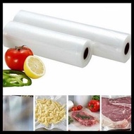 （1卷)[慢煮必備]專用紋路卷裝食品真空袋 28cm x 500cm(任意裁剪長度) ｜食品保鮮袋 真空封口袋 食品密封袋 加厚不漏氣 通用紋路抽真空袋