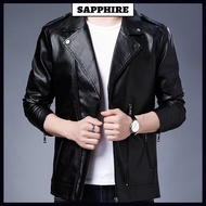 Jaket Kulit Musim Sejuk Paul Autumn Musim Sejuk Lelaki Jaket Kulit Motosikal Bergaya Bergaya Sut Lel