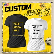 CUSTOM T-shirt Printing Jersey Cetak Baju Custom Print Baju Jersi/CUSTOMIZE