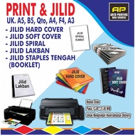 PRINT AND BINDING BOOK FOR BINDING TAPE, SPIRAL, HARD COVER, SOFT COVER, MIDDLE STAPLES