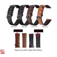 QRH 22mm Watch Strap Microwear Strap L5 L7 L8 L9 L11 L13 L13C L15 L16 DT78 - Hybrid Rubber Leather
