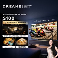 Dreame S100 65" 4K QLED+ Mini LED Smart TV | Built-in Dolby Atmos Soundbar | 144Hz VRR | 1000 Nits P
