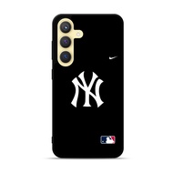 Casing Case Samsung Galaxy S25 5G S25 Plus S25 Ultra NY Yankees Black DC81
