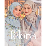 Bawal Felora Collection Hijabs by Hanami Bawal Printed Essentials