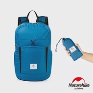 Naturehike 22L云雁輕量防水摺疊後背包 攻頂包 A017-B 藍色