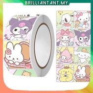 New Sanrio Sticker 500pcs Manual Laptop Sticker Bag Seal Cartoon Cute Manual Material Diy Decoration Picture bri