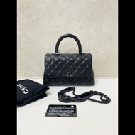 Chanel coco handle so black 小號