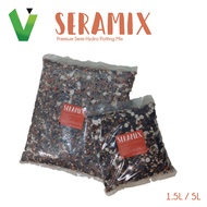 SERAMIX Premium Semi-Hydro Potting Mix | For Houseplants &amp; Edibles | Can Soil Amendment | Vidaverde International