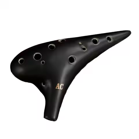 Flute Instrument Professional Ocarina 12 Hole Musical Collection Ceramic Mini Alto C Ocarina Instrum