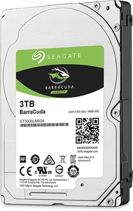 Seagate BarraCuda 3TB Internal Hard Drive HDD – 2.5 Inch Sata 6Gb/s 5400 RPM 128 MB Cache for Computer Desktop PC (ST3000LM024)