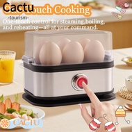 CACTUS Eggs Boiler, Space Saving Auto Shut- Smart Egg Cooker,  6 Eggs Capacity 200W Power Multi Func