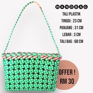 🔥 HOT SALE 🔥 SABAH READY STOCK 💥HANDBAG KRAFTANGAN BAKUL ANYAMAN DARI TALI PLASTIK 💥