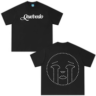 <[CDATA[Quevedo 'Buenas Noches' Cotton Oversized Short Sleeve T-Shirt]]>