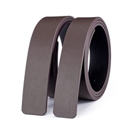 Original togo Leather Plain Weave Trimming Full Grain Face First Layer Cowhide Belt Width 3.4/3.8cm