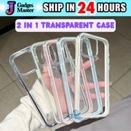 IPH 11 12 13 14 15 16 Pro Pro Max fon sarung viral 2 dalam 1 candy colour 2 in 1 fully protection tr