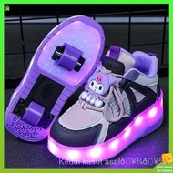 【Original】boy wheel shoes boy wheel shoes girl lokumi Ram shoes girls double wheels automatic pop up