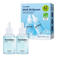 Torriden DIVE IN Hyaluronic Acid Serum 50ml(1.69 fl.oz.) * 2 (Pack of 2) | Deep Hydration to Get Glo