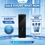 [TẶNG BỘ LÕI] Máy lọc nước nóng nguội RO Mỹ 11 lõi Karofi KAH-D18 - Giao trước lắp sau miễn phí toàn