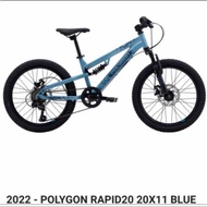 ~[Dijual] Sepeda Mtb Sepeda Gunung Anak Sepeda Polygon Rapid 20 Inch ~