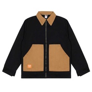 IMPT WRHS | Vintage Work Jacket - Cotton Twill - Brown | Izuna