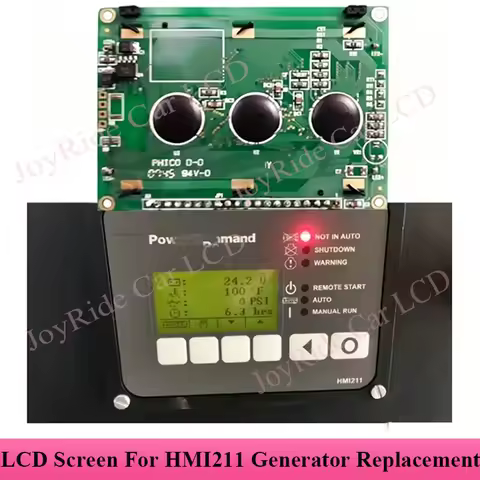 New LCD Display Screen For HMI211 Cummins Generator Replacement REPAIR For Power Co-mmand HMI211 Cum