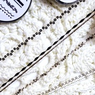 黑色線條 Vol.1 / 1cm 亮面 PET 膠帶