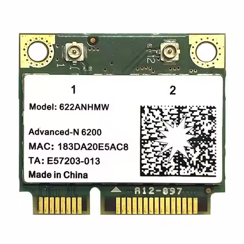 ORIGINAL 622ANHMW 622AN Dual Band 2.4G 5G Mini PCI-E 300Mbps Wireless wifi Adapter For Intel 6200 62
